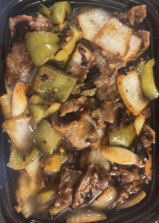 76. Sliced Beef in Black Bean Sauce 豉椒牛肉